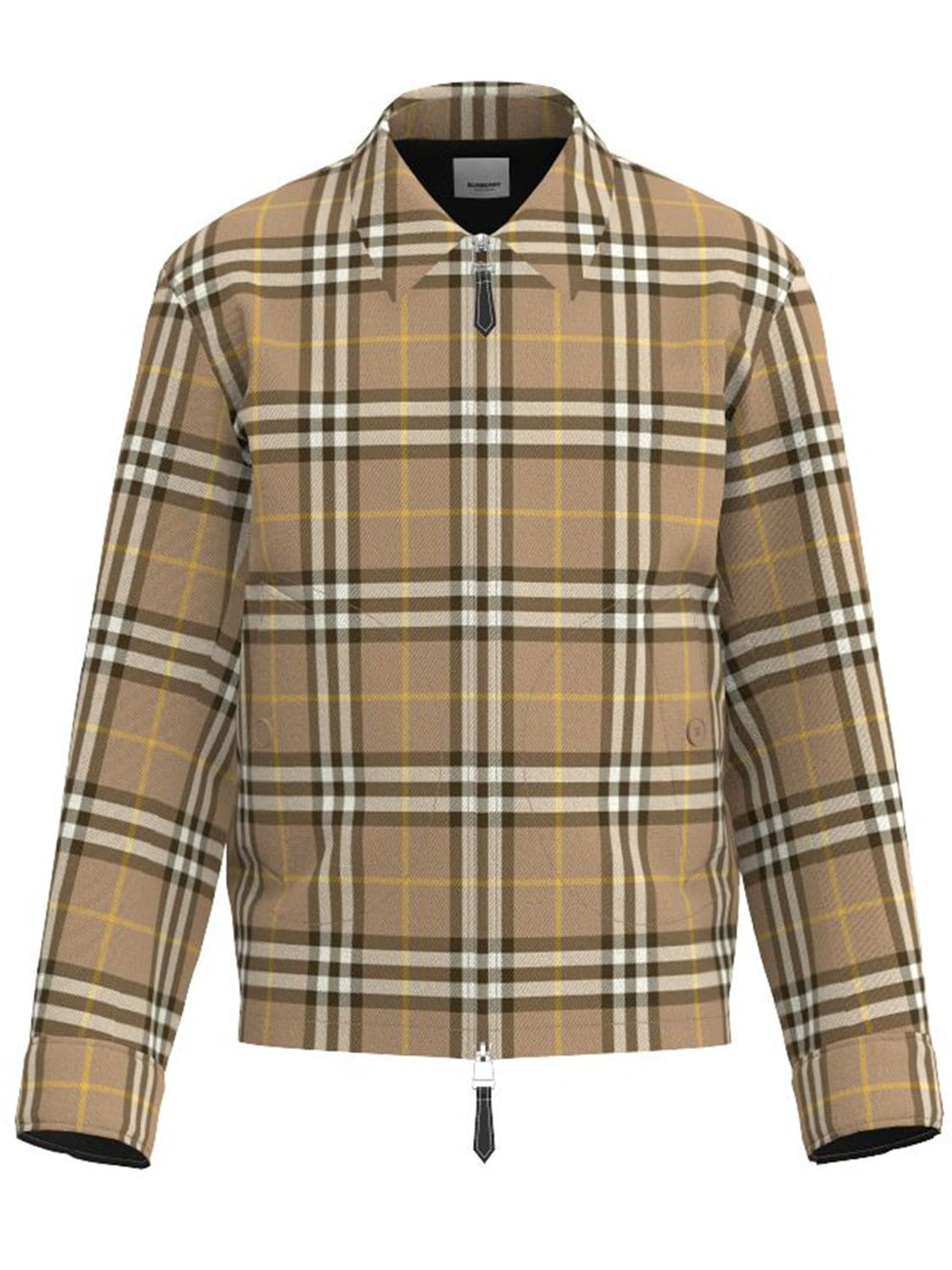 burberry zip shirt