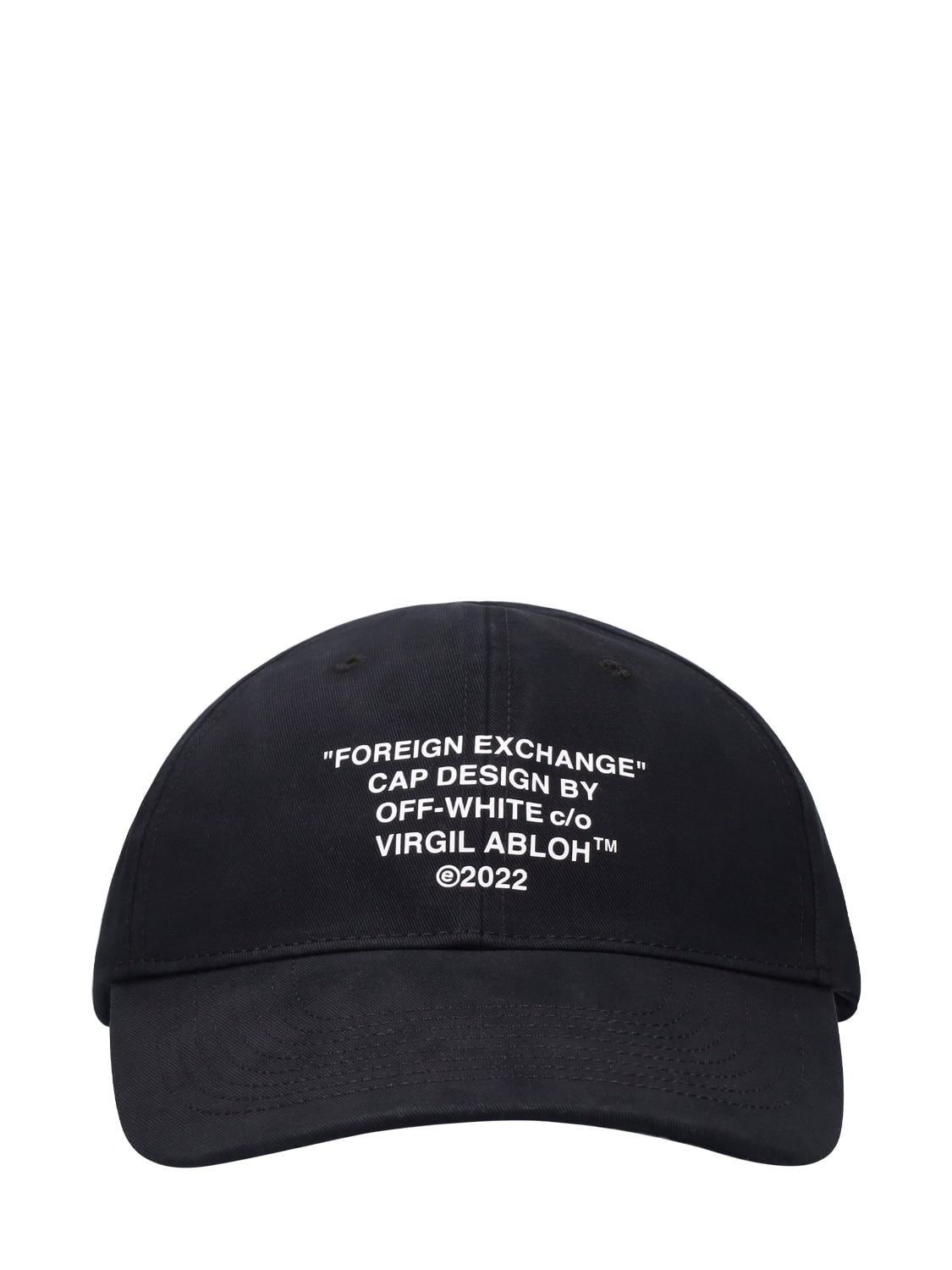 Off-White c/o Virgil Abloh Foreign Exchange Cotton Baseball Cap in