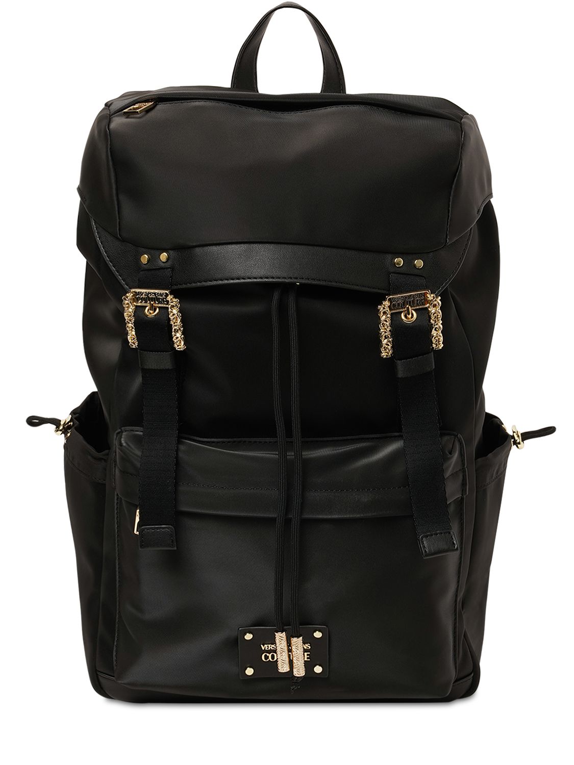 Versace Jeans Couture Range Couture Nylon Backpack In Black ModeSens