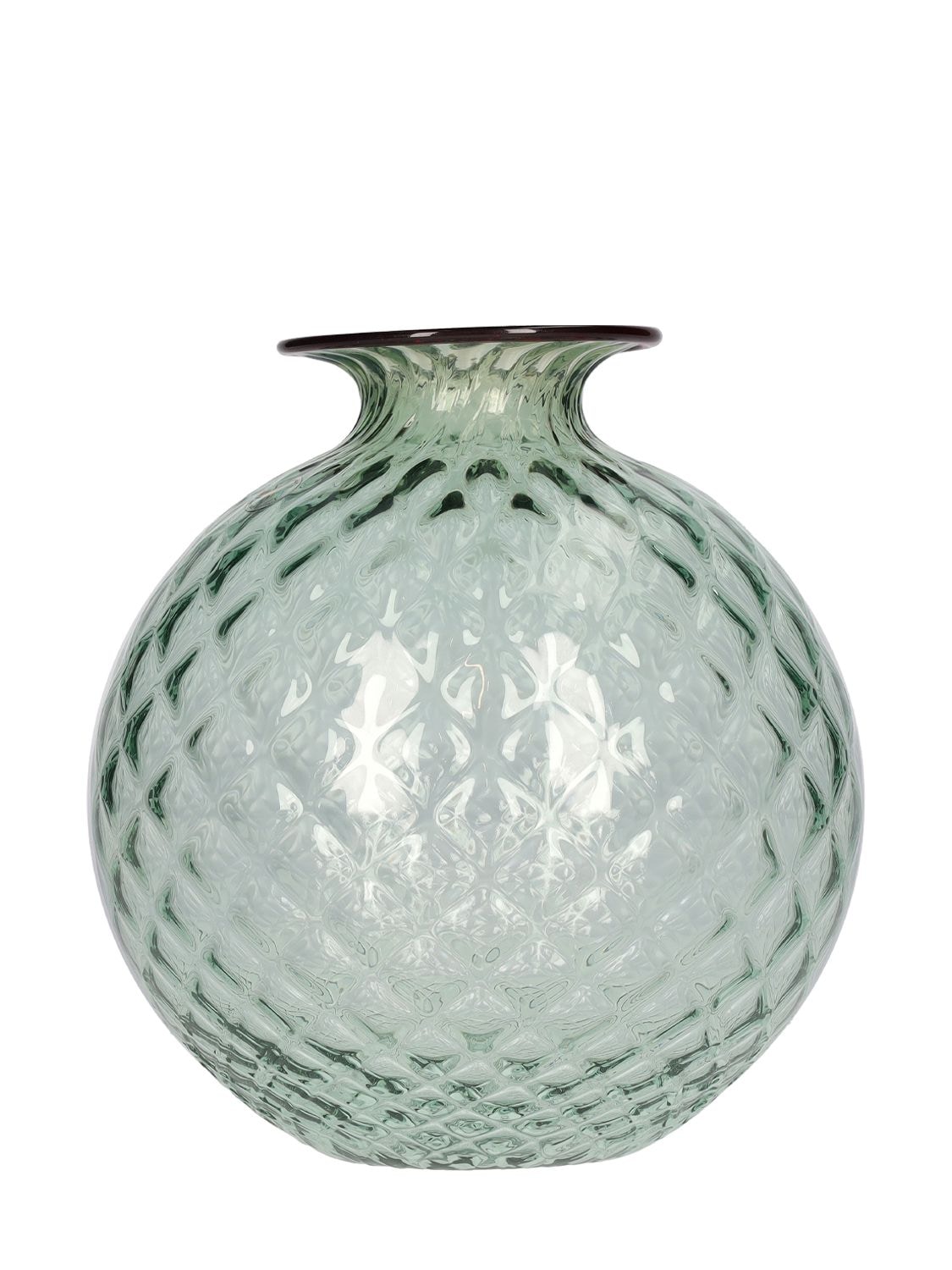 Image of Monofiori Balloton Verde Rio/rosso Vase