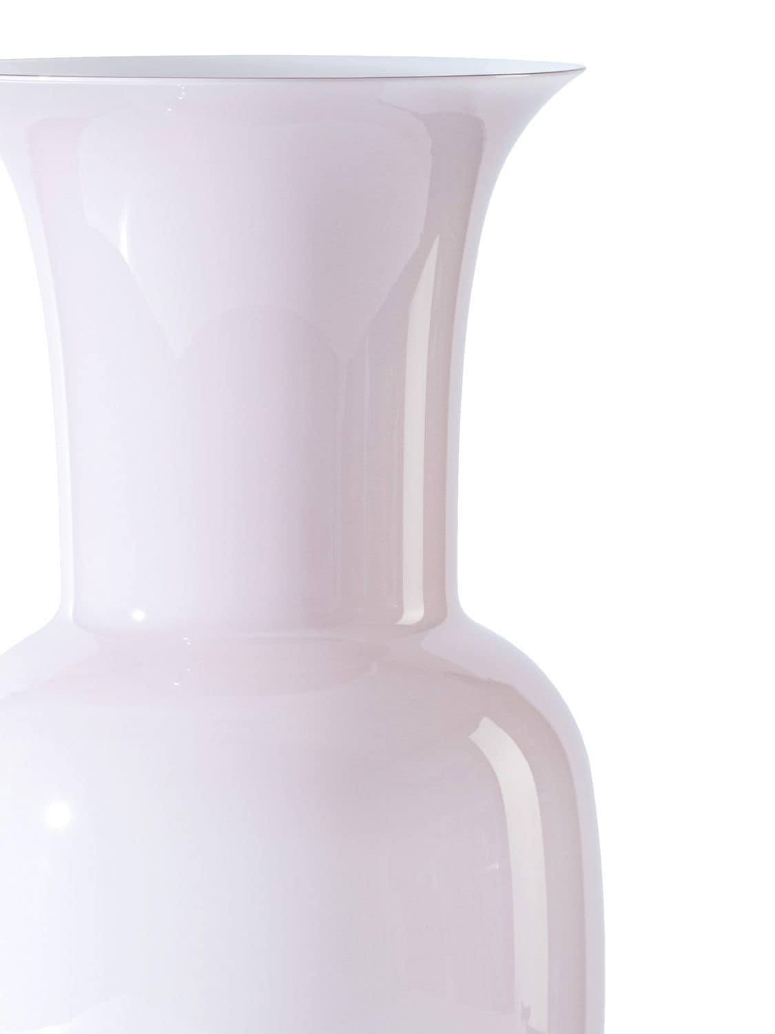 Shop Venini Opalino Rosa Cipria Vase In Pink