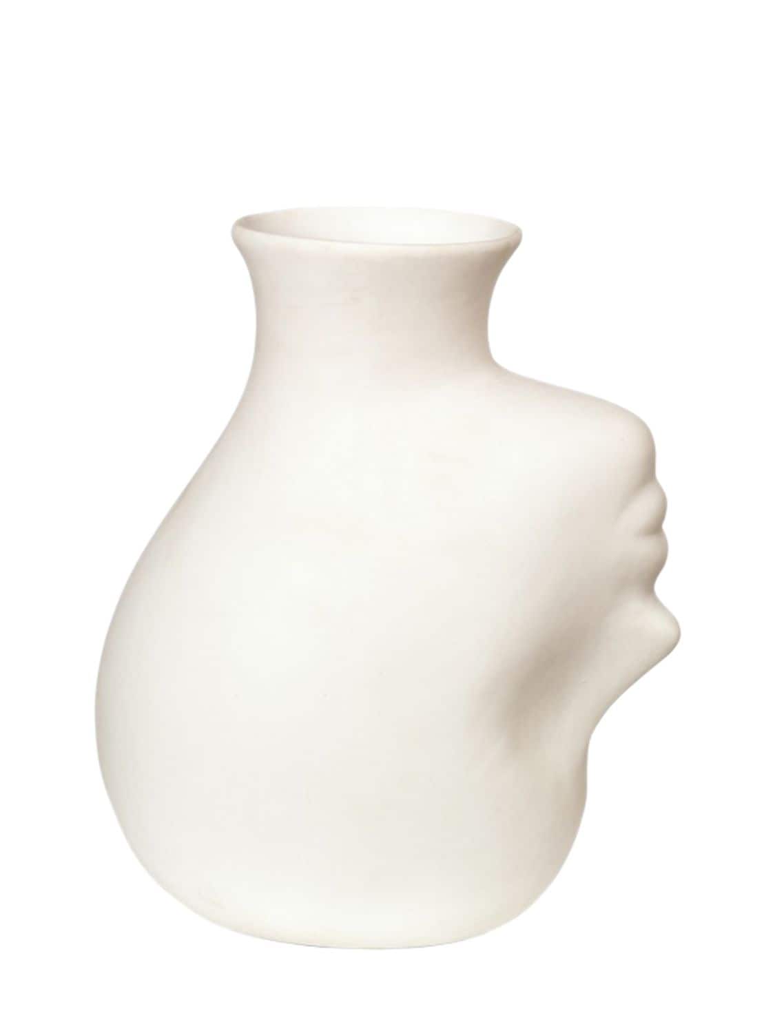Polspotten Upside-down Head Vase In White