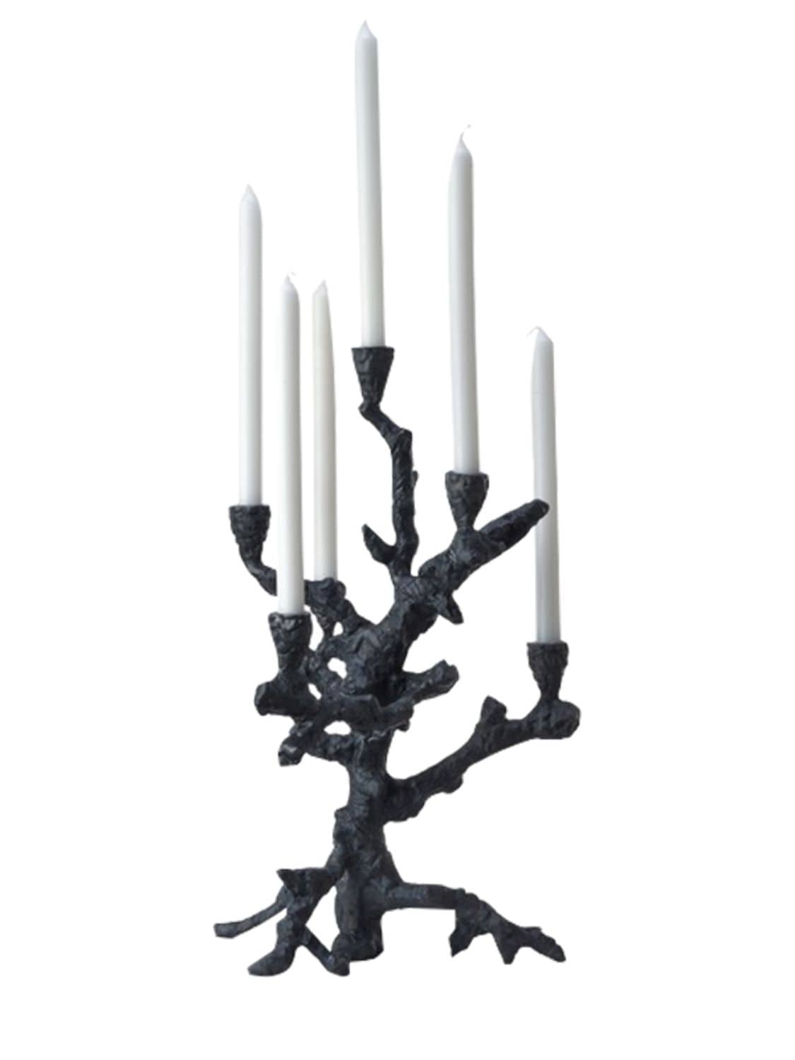 Image of Graphite Apple Tree Candle Holder