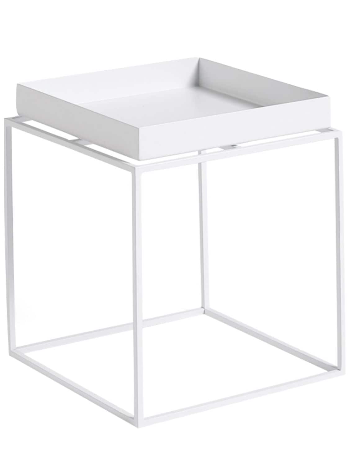 Hay Tray Table In White