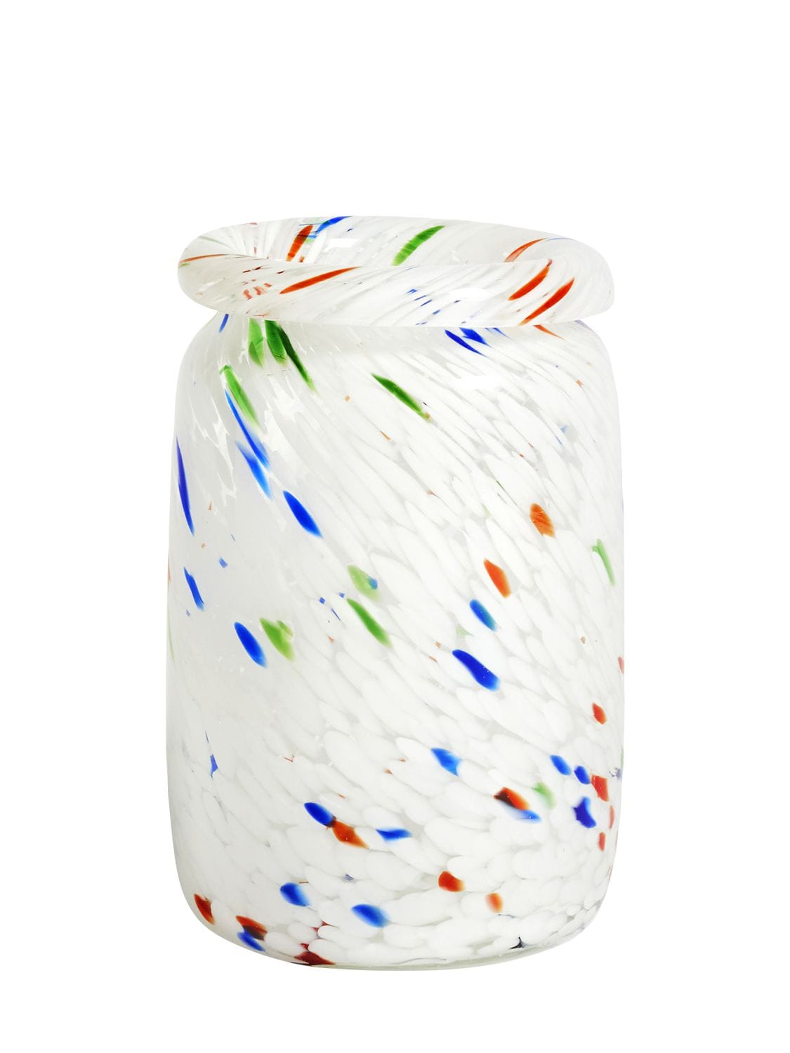 Hay M Splash Vase W/ Roll Neck In Multicolor