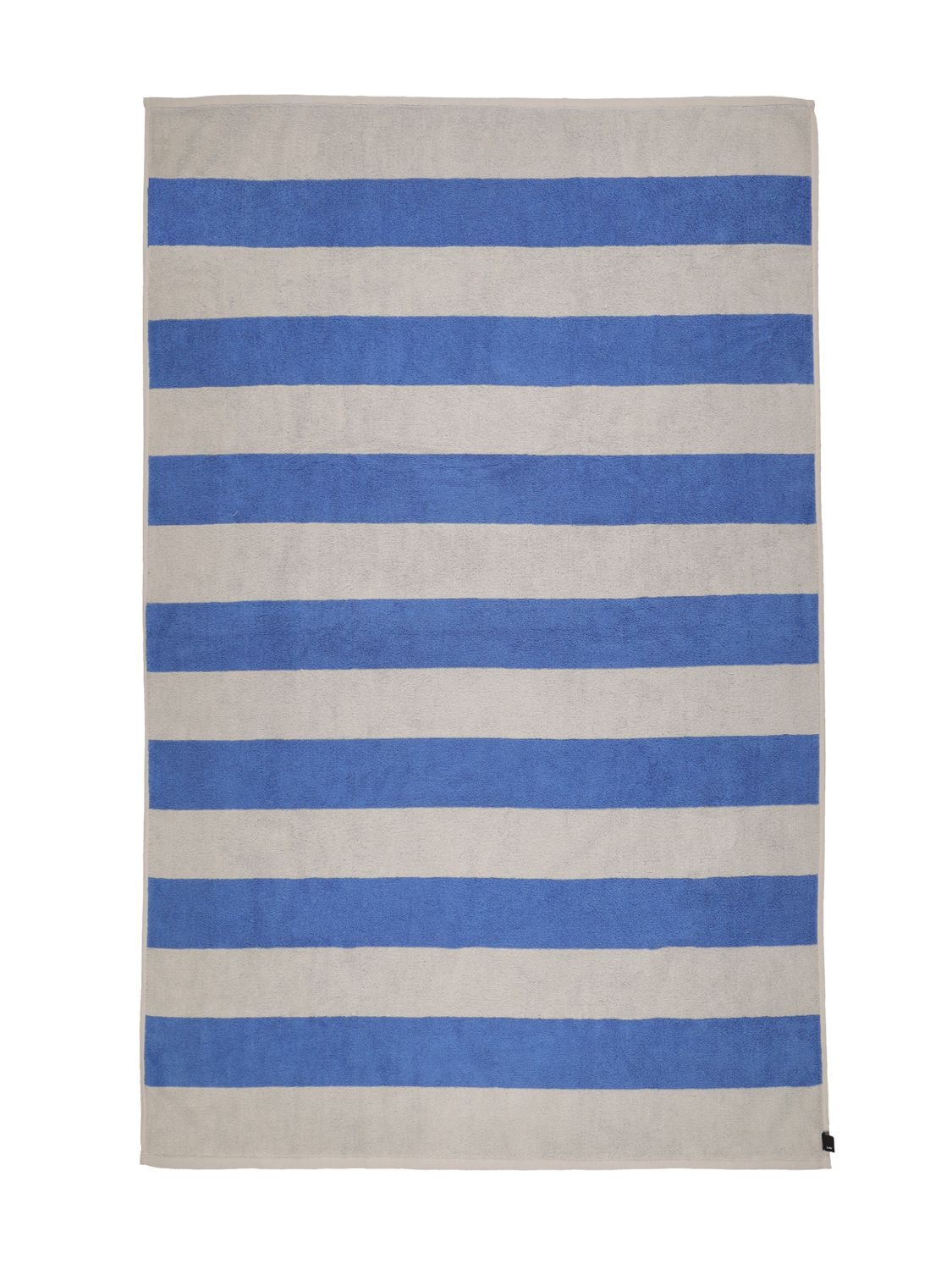 Hay Frotté Striped Cotton Bath Towel In Blue