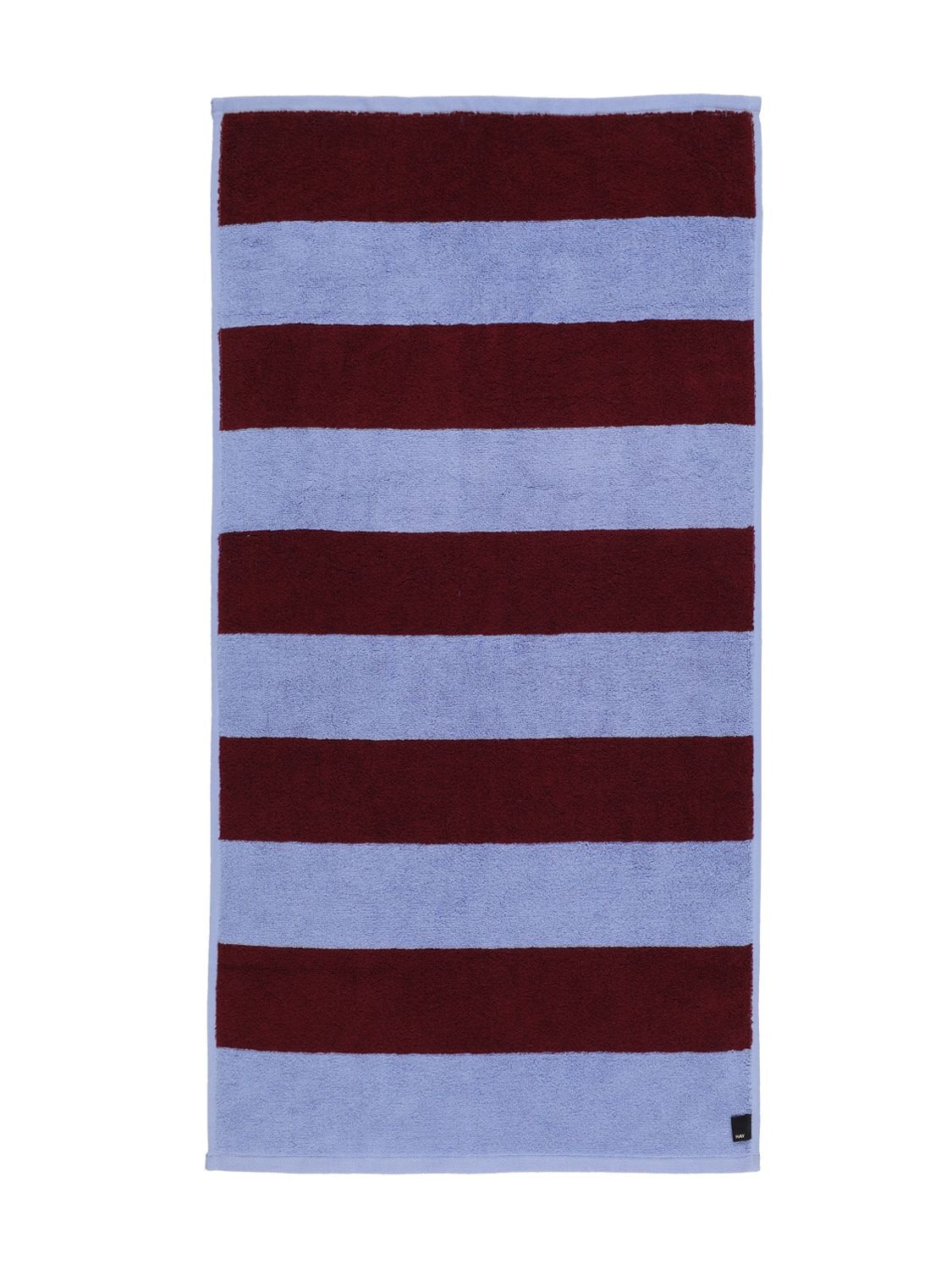 Hay Frotté Striped Cotton Hand Towel In Multicolor