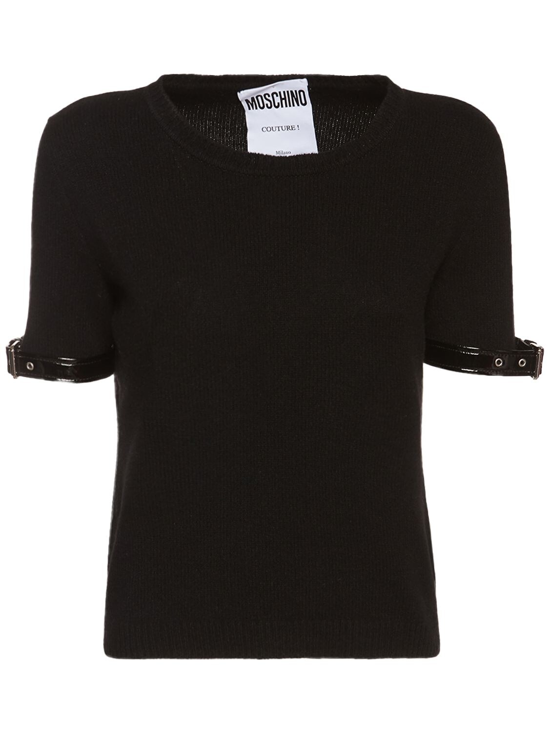 MOSCHINO CASHMERE & WOOL KNIT TOP