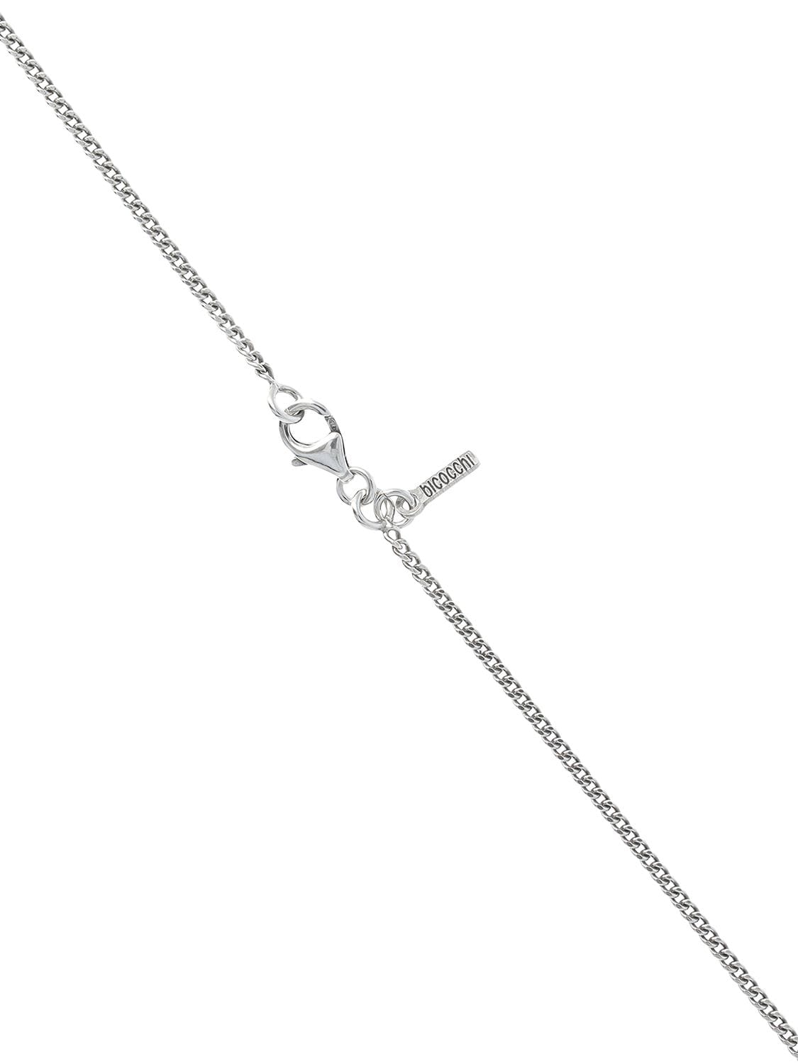 Shop Emanuele Bicocchi Twin Feather Charm Necklace In Silver