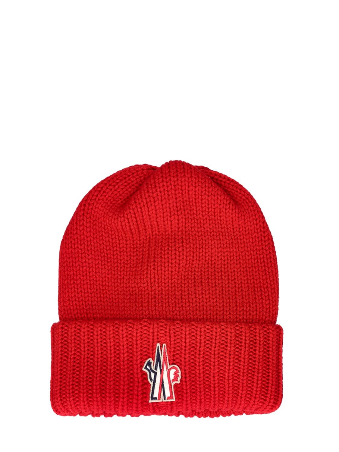 MONCLER WOOL TRICOT BEANIE HAT