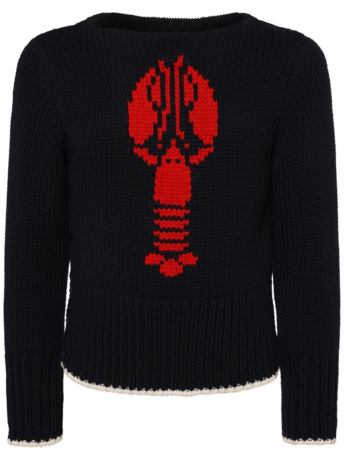 THOM BROWNE LOBSTER INTARSIA CASHMERE KNIT jumper
