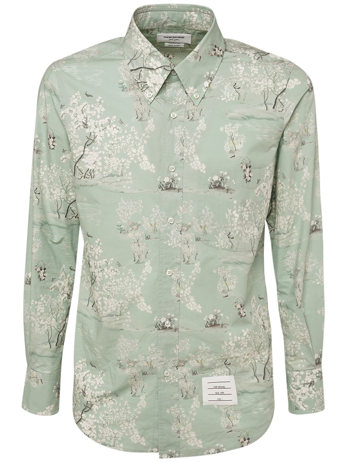 Thom Browne - Printed cotton poplin 