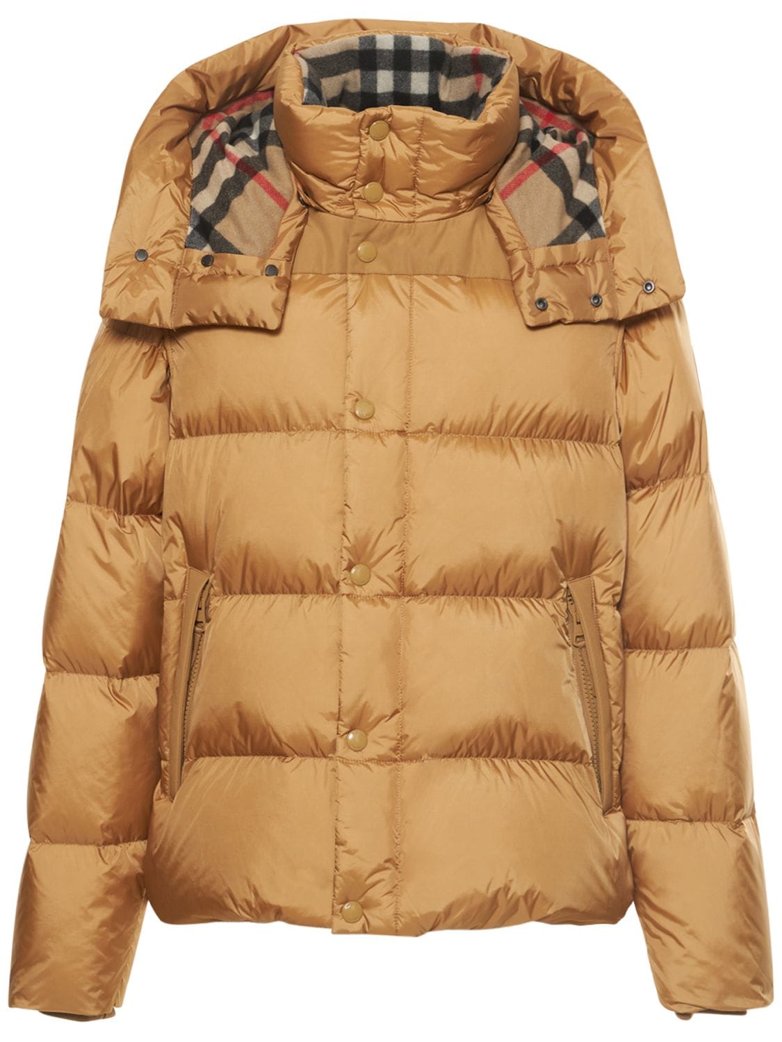 BURBERRY LEEDS HOODED NYLON DOWN JACKET