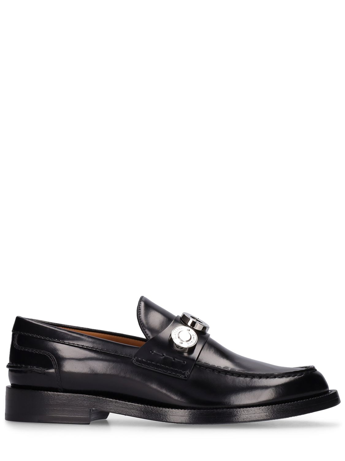 BURBERRY 20mm Broadbrook Leather Loafers