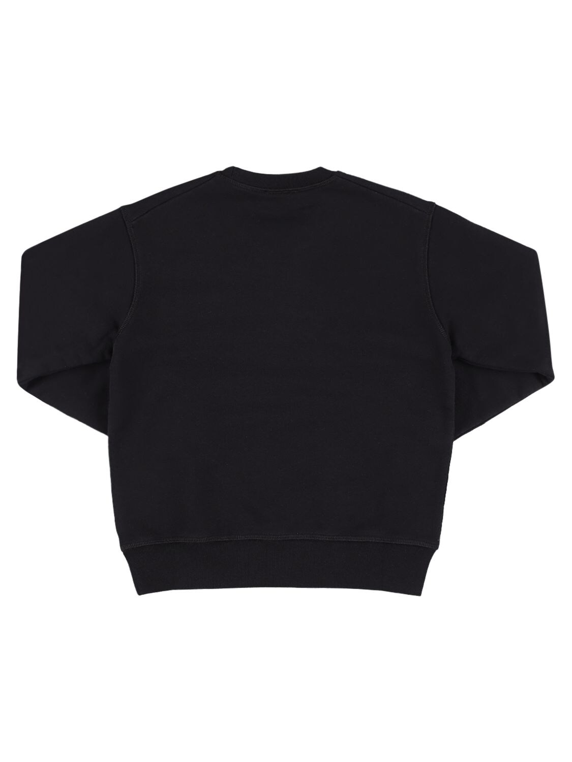 Shop Dsquared2 Icon Print Cotton Sweatshirt In Black