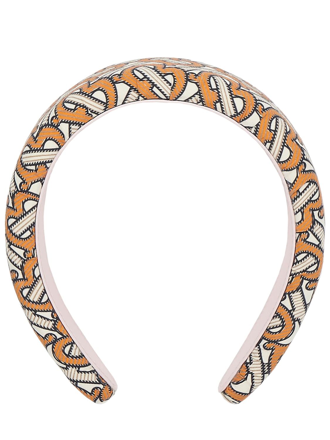 Image of Monogram Print Cotton Headband