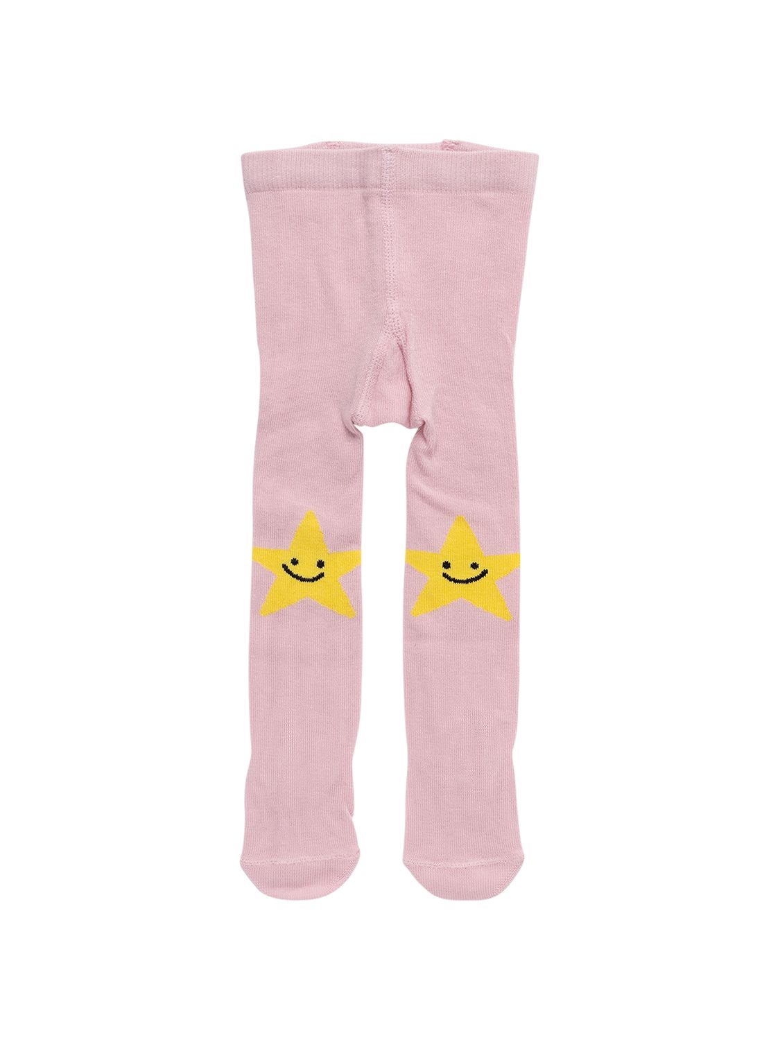 Stella Mccartney Cotton Blend Tights W/ Stars In Pink