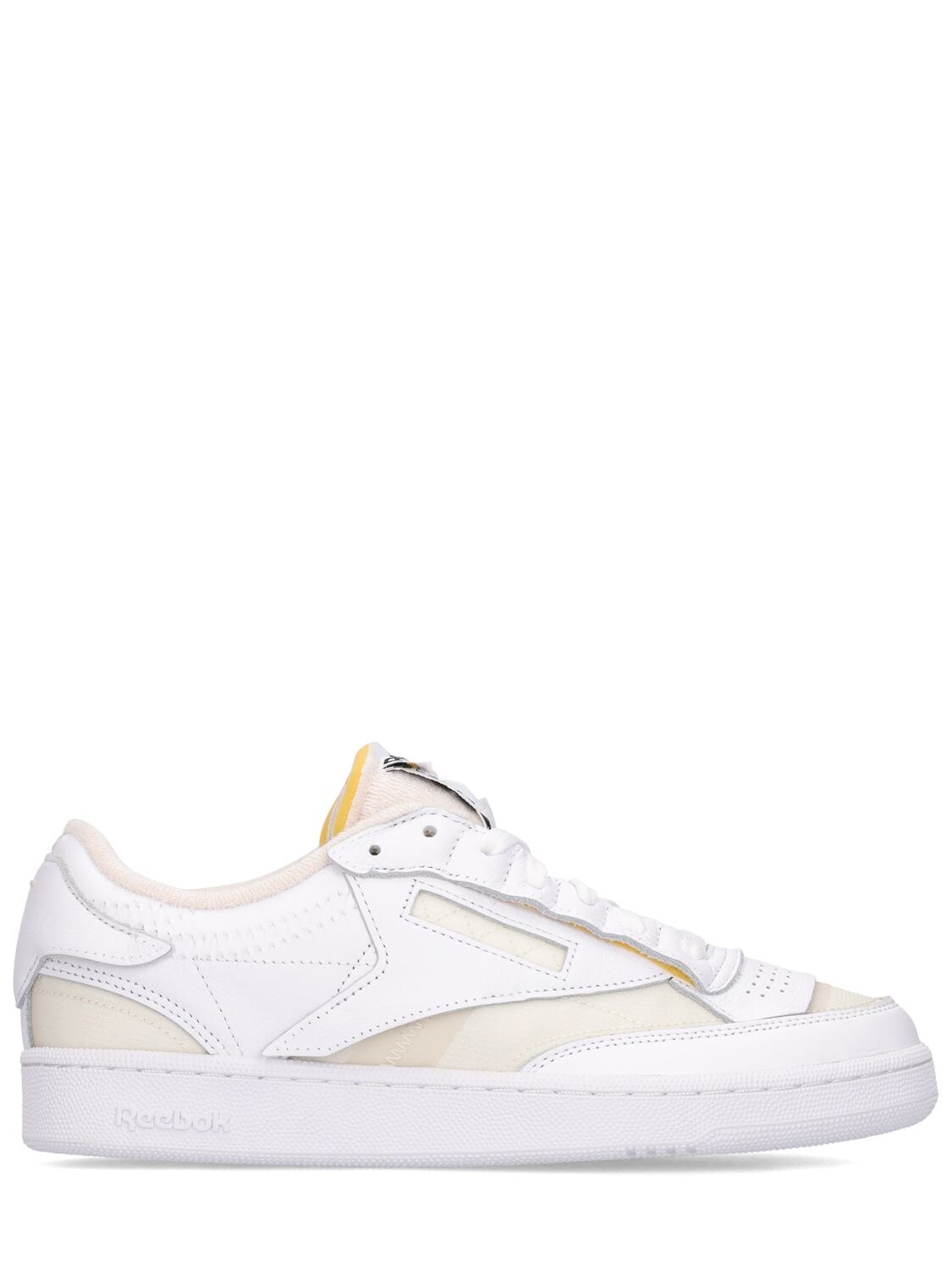 Maison Margiela 20mm Reebok Leather & Nylon Sneakers In White