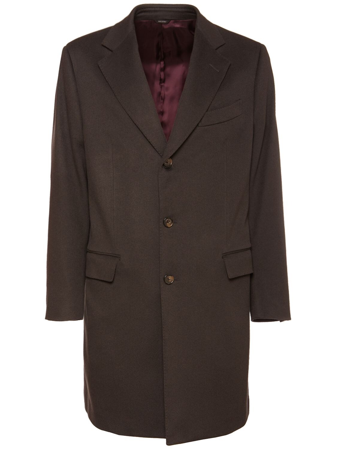 LORO PIANA TORINO CASHMERE STORM SYSTEM COAT 
