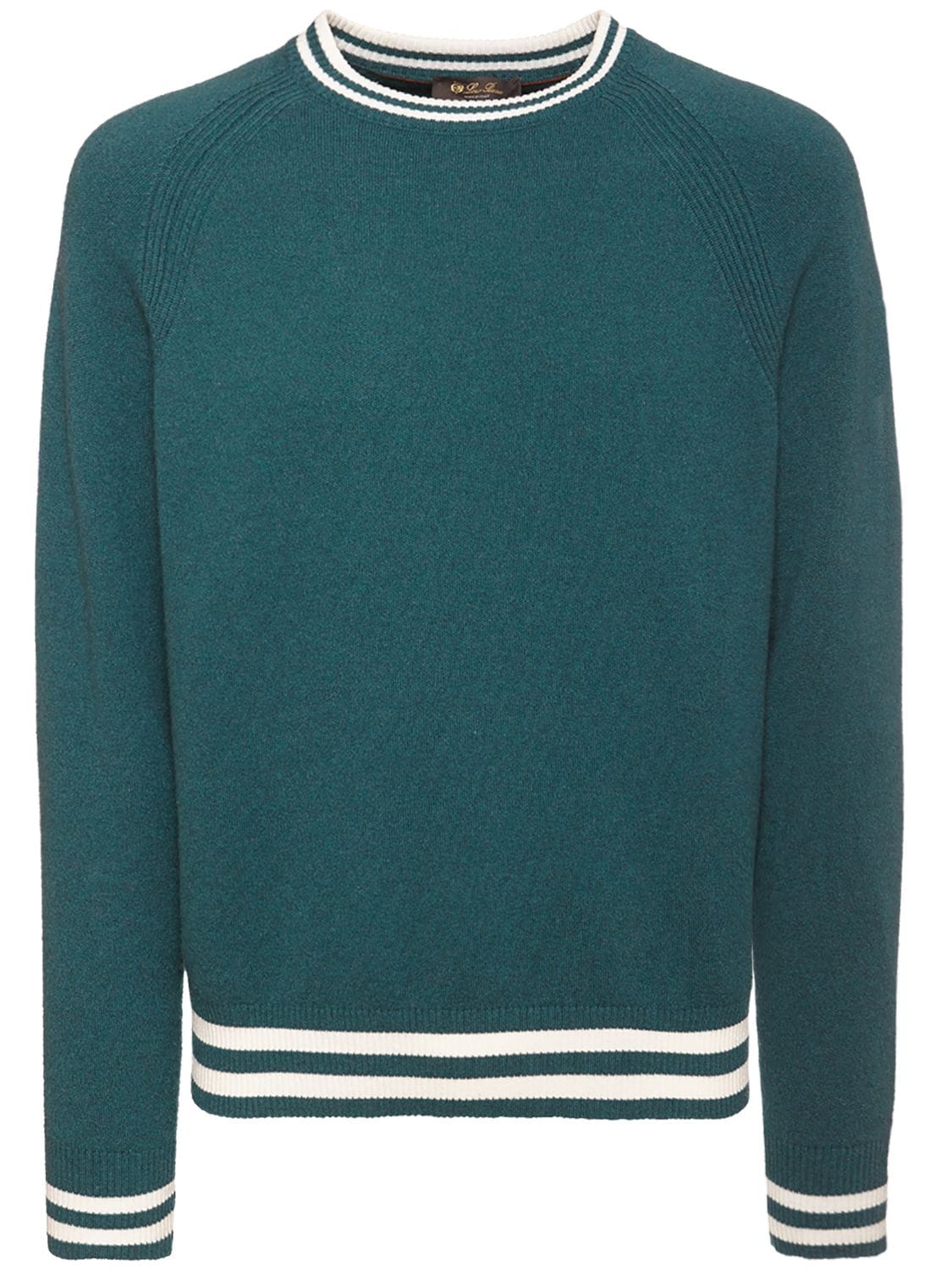 Loro Piana - Wallace cashmere knit sweater - Fir Forest | Luisaviaroma