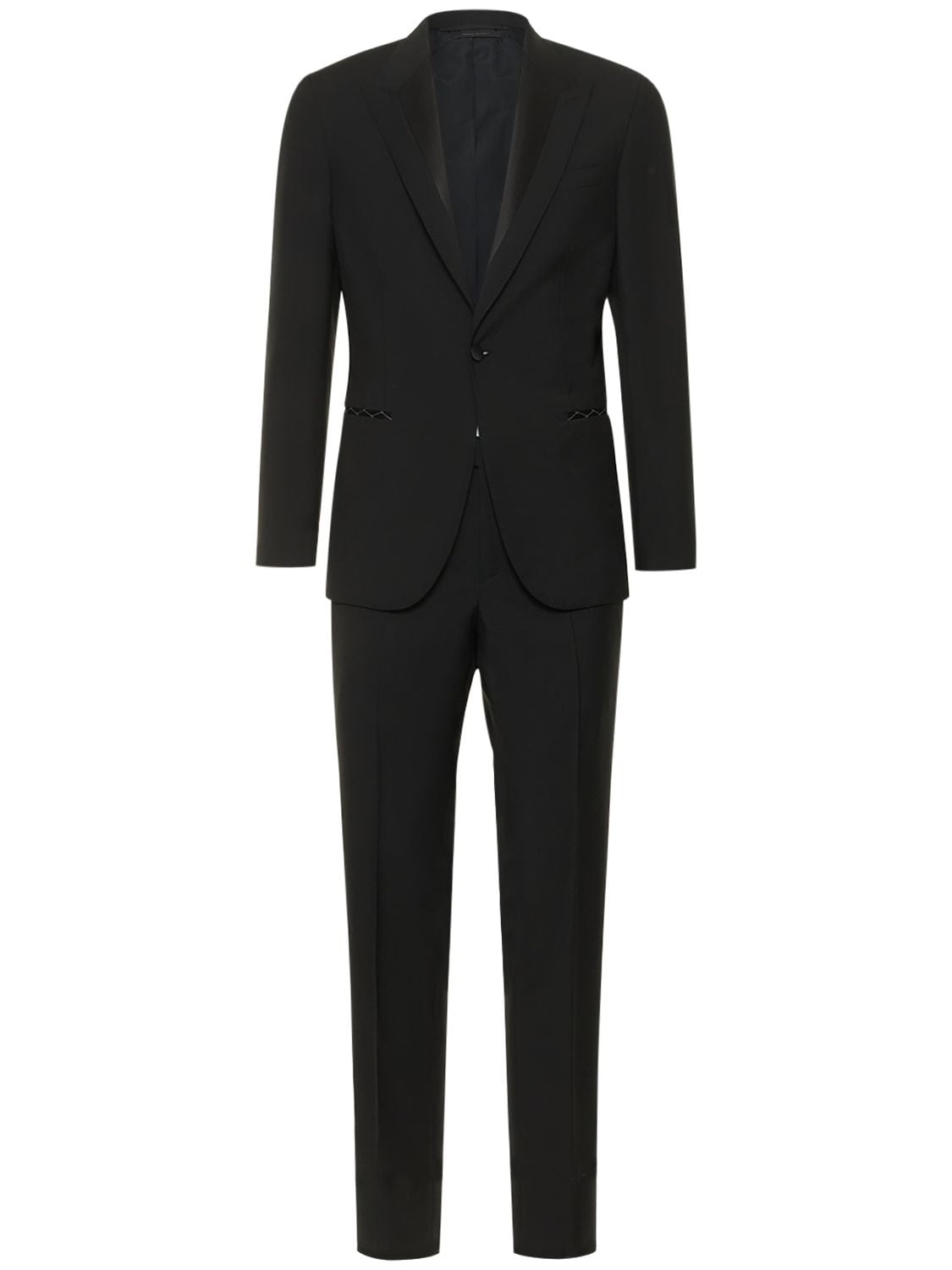 Brioni Smoking Perseo Wool & Mohair Suit In Black | ModeSens