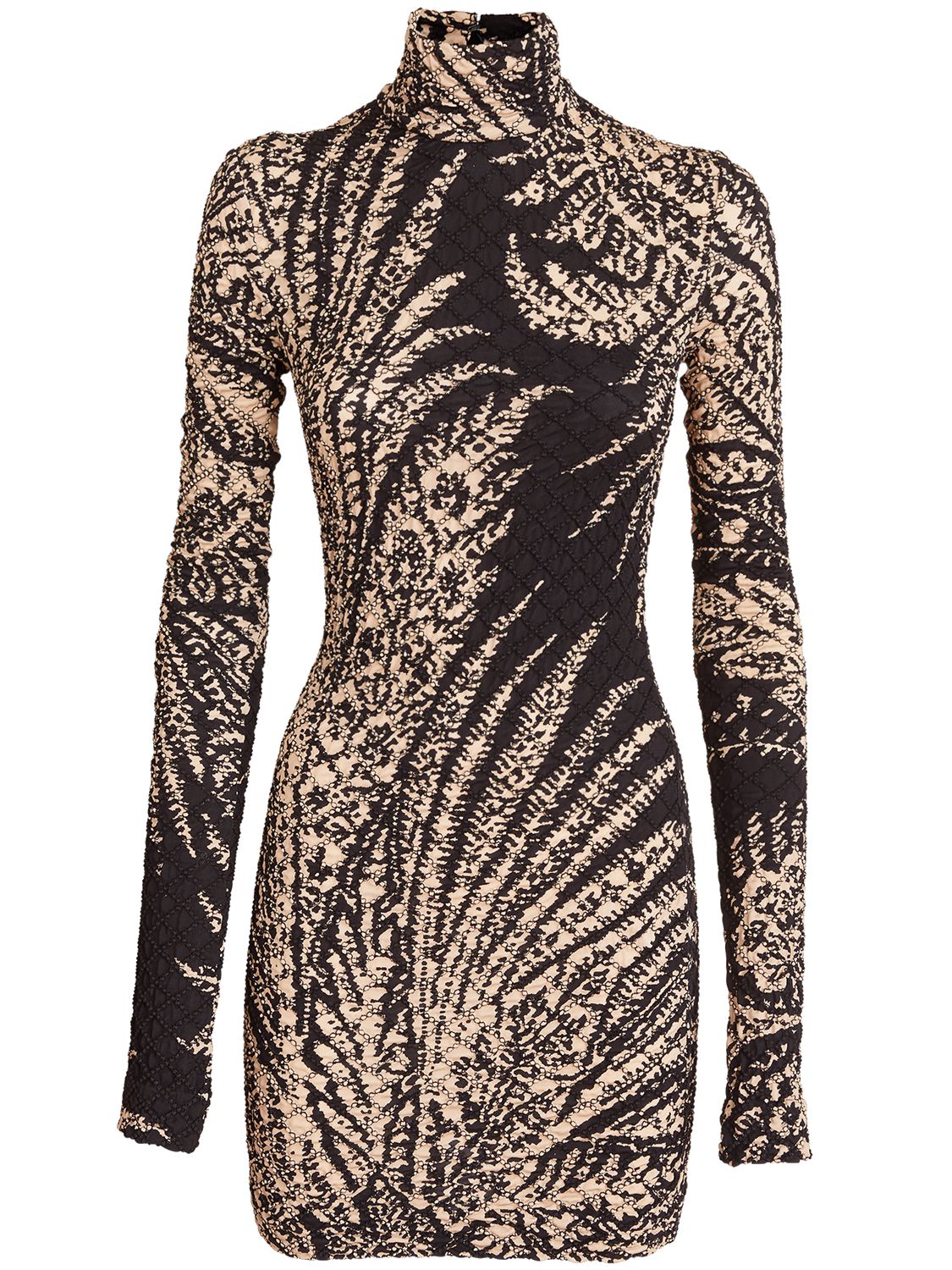 Etro Jacquard Viscose Jersey Mini Dress In 멀티컬러