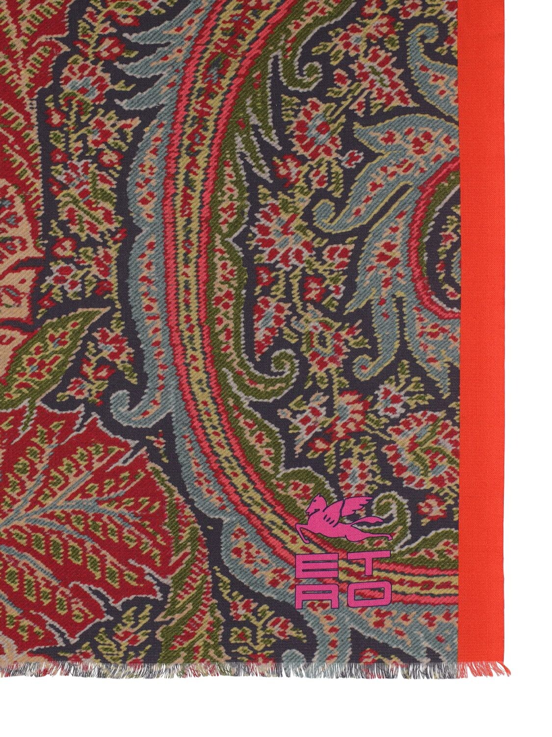 Shaal-nur Printed Cashmere & Silk Scarf