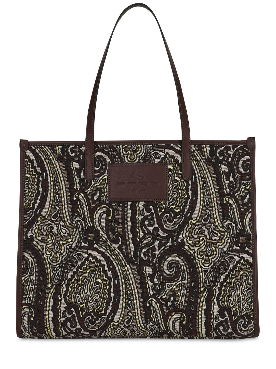 ETRO GLOBETROTTER JACQUARD TOTE BAG