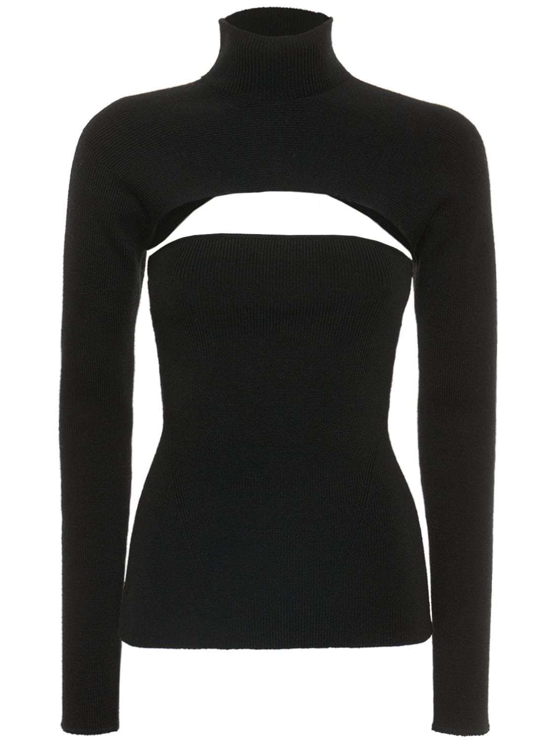 TOM FORD Two-piece Ribbed Wool Knit Sweater