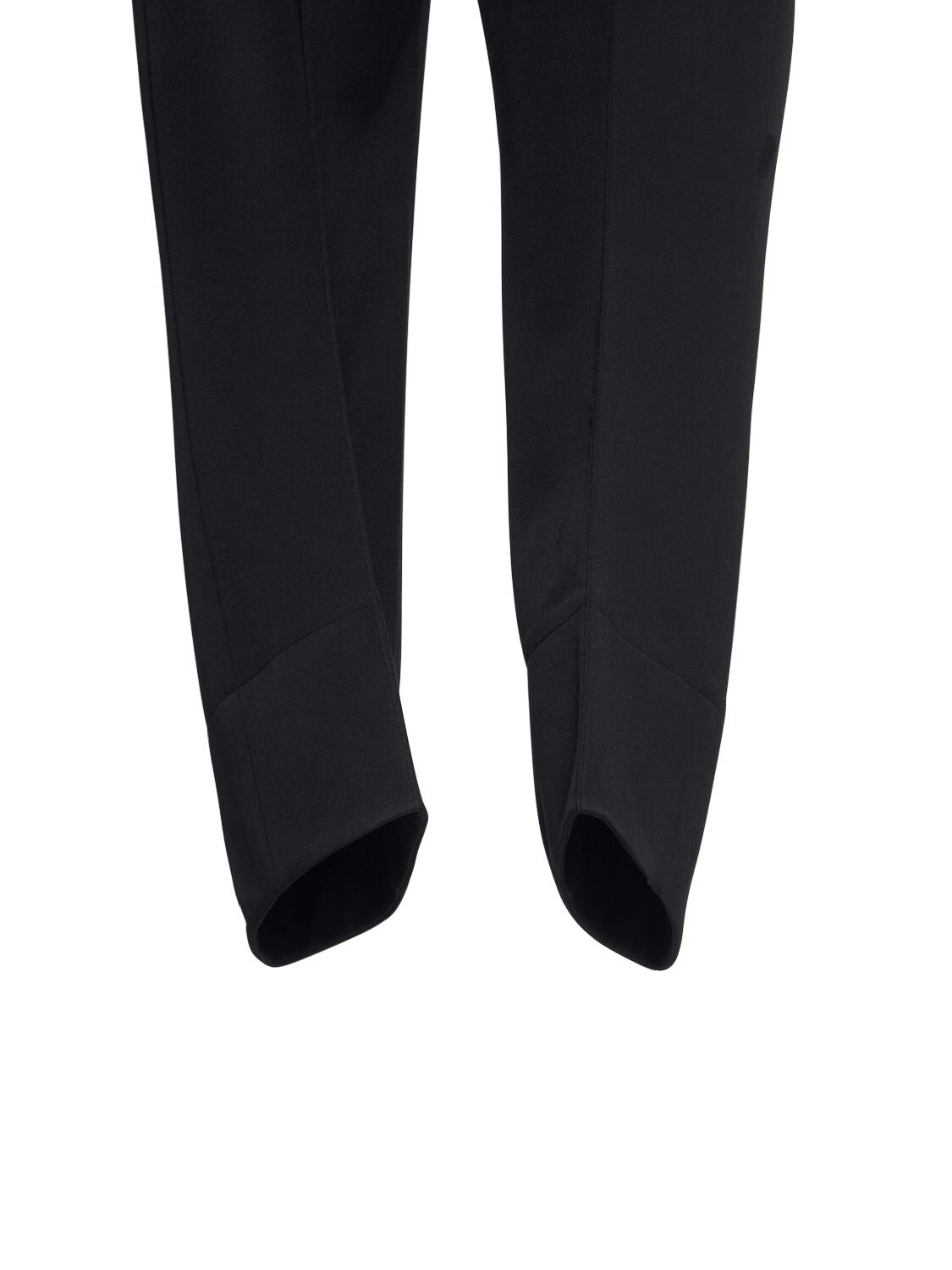 Shop Bottega Veneta Wool Pants In Black