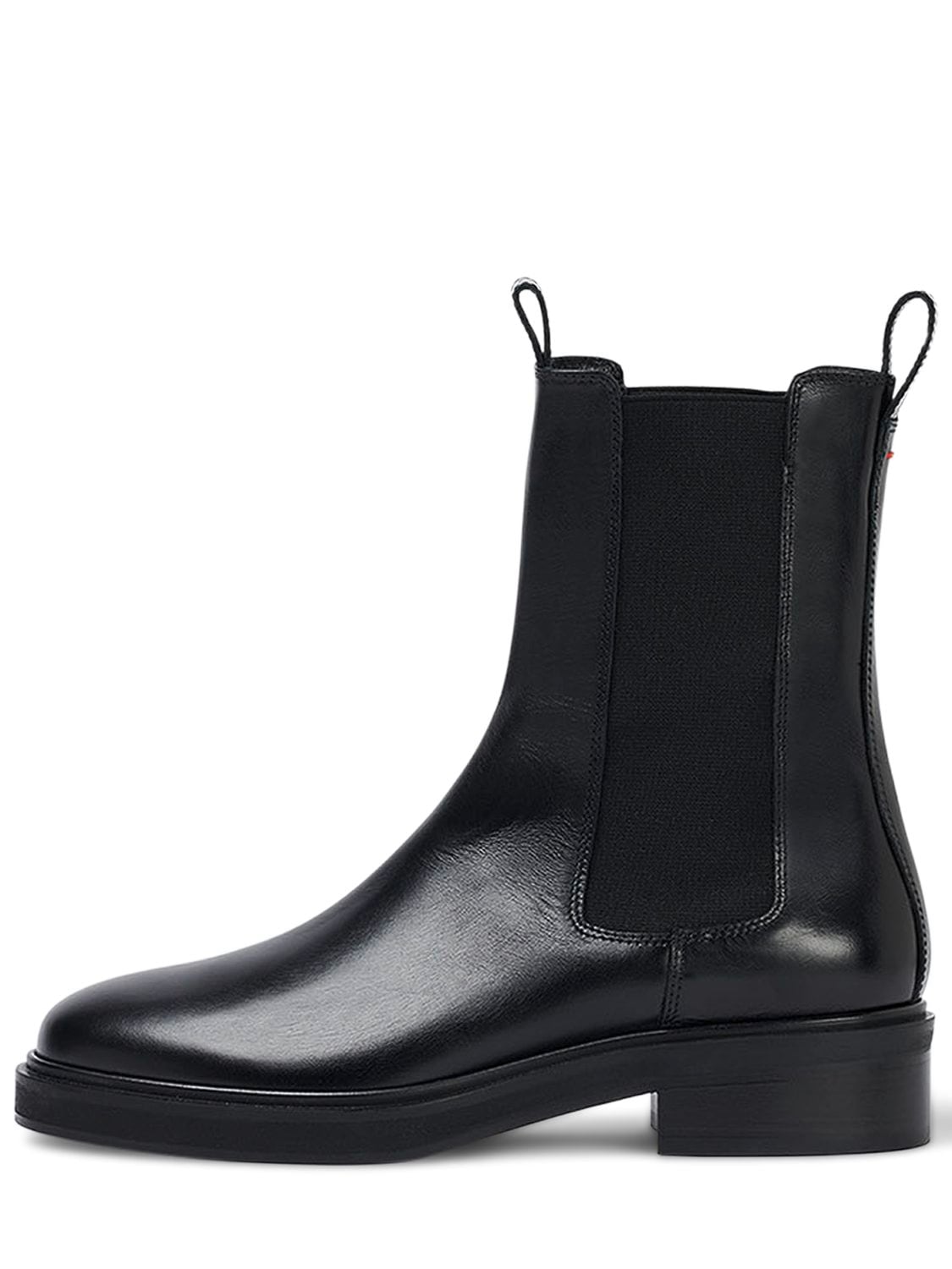 Aeyde 45mm Jack Leather Ankle Boots In Black