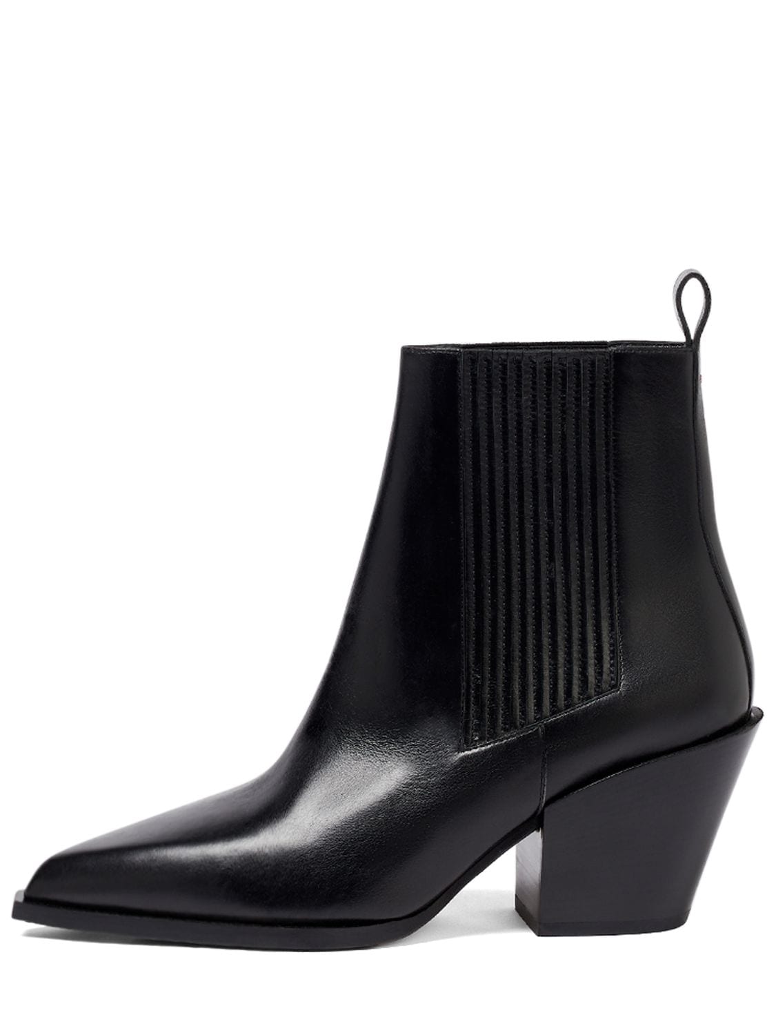 Aeyde 75mm Kate Leather Boots In Black | ModeSens