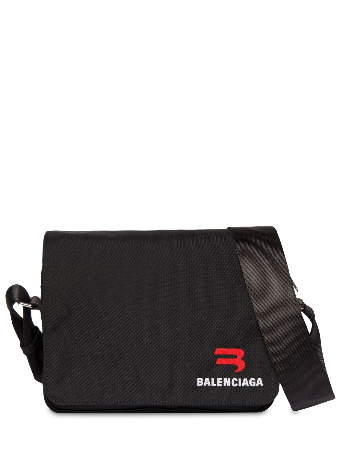 Explorer Embroidered Messenger Bag