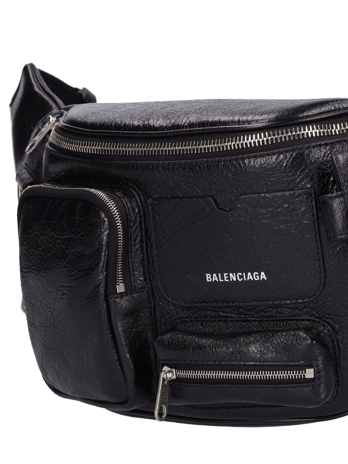 Leather belt bag Balenciaga Black in Leather - 29652721