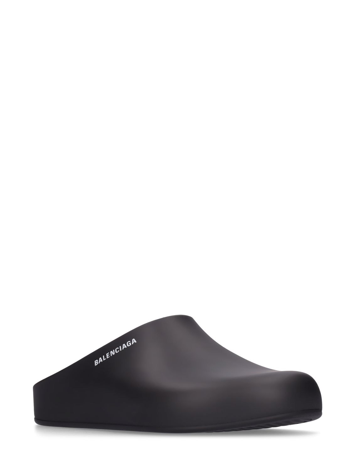 Shop Balenciaga Clog Pool Slide Sandals In 黑色