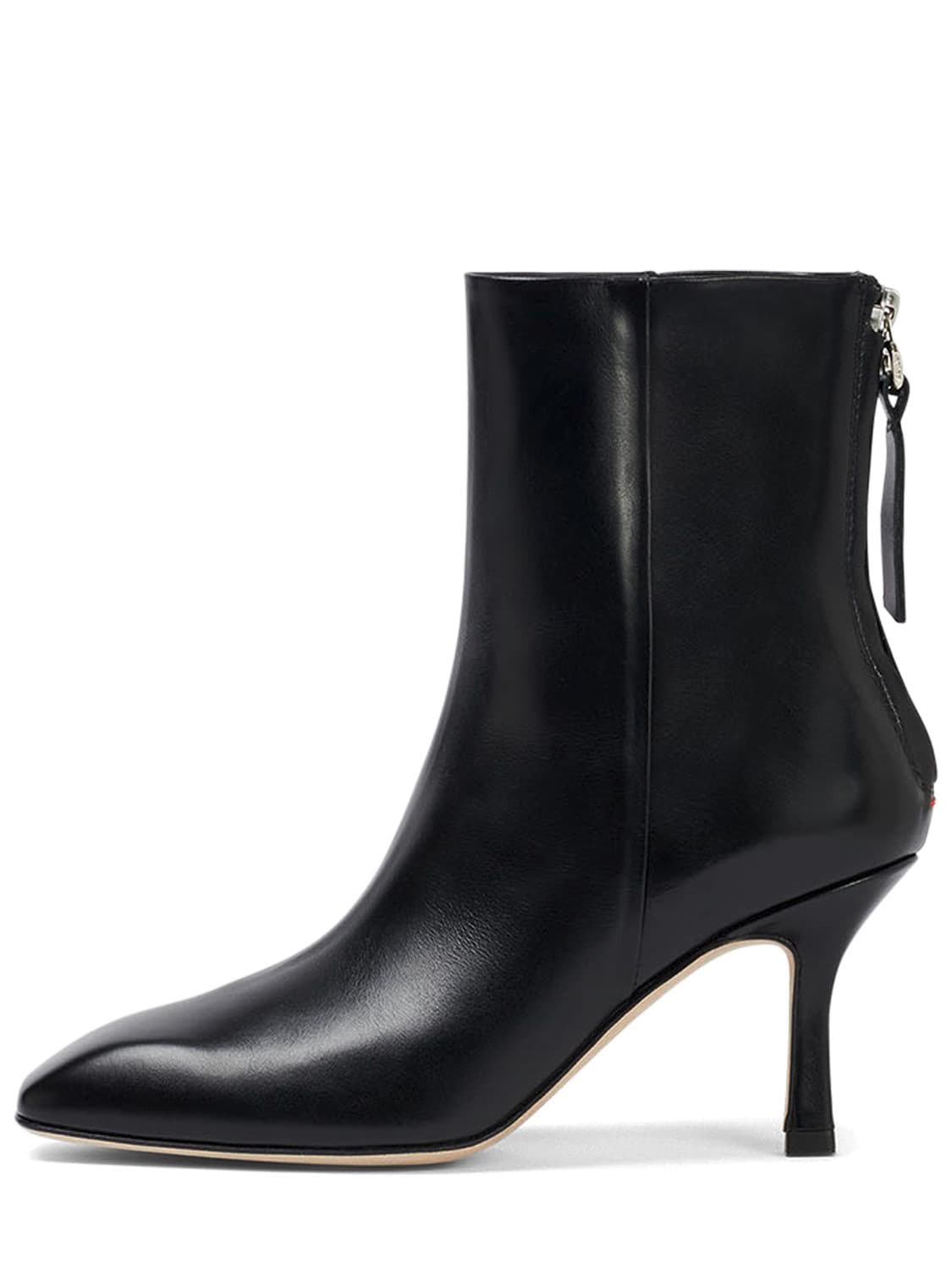 AEYDE 75MM LOLA LEATHER ANKLE BOOTS