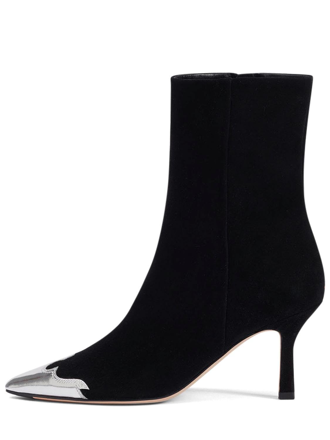 AEYDE 75MM ZETA SUEDE ANKLE BOOTS