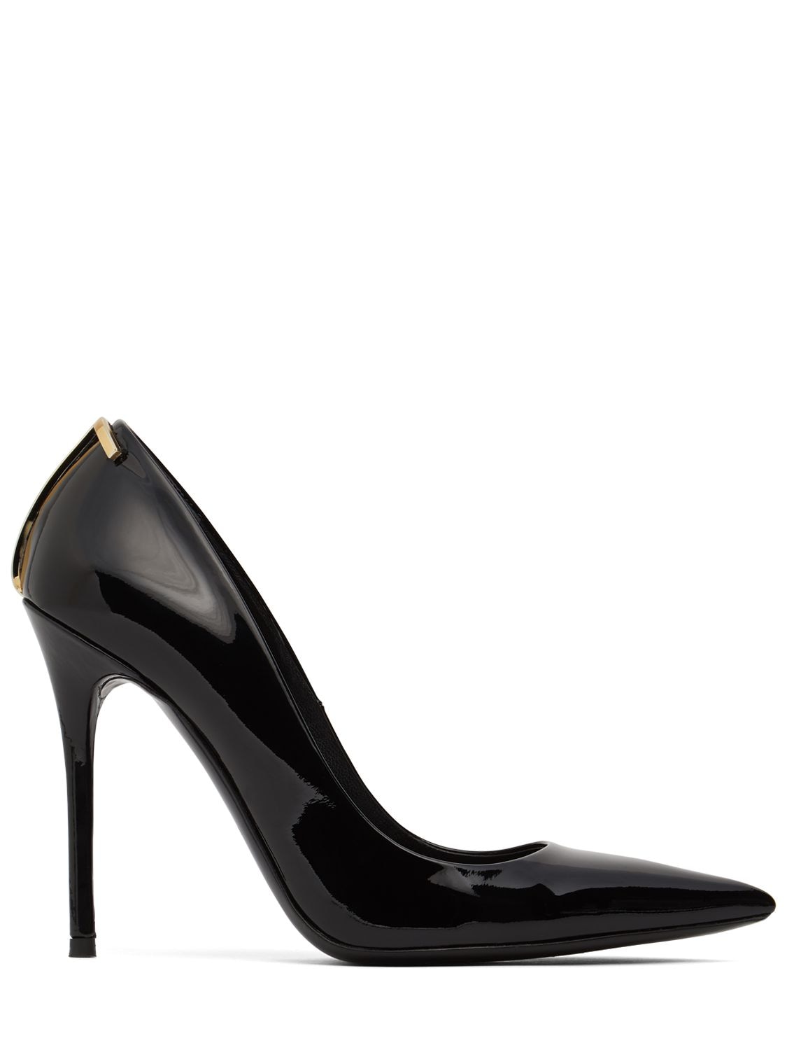 TOM FORD 105mm Iconic T Patent Leather Pumps