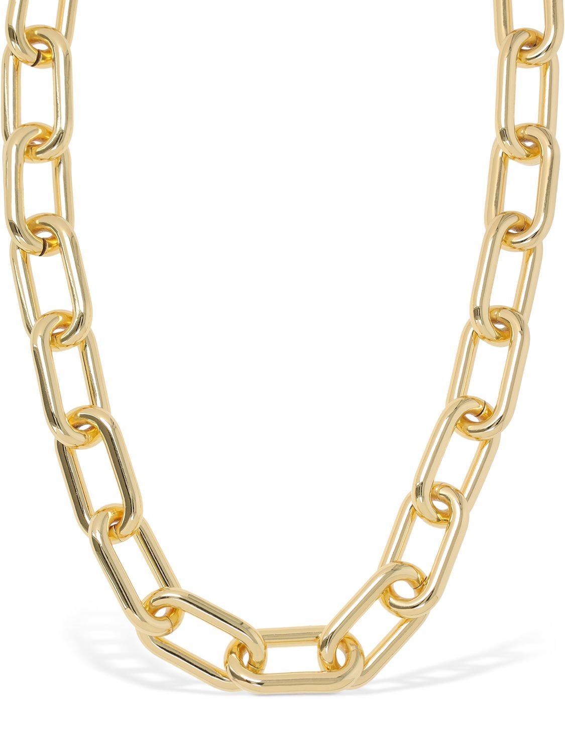 Shop Federica Tosi Lace Norah Collar Necklace In Gold