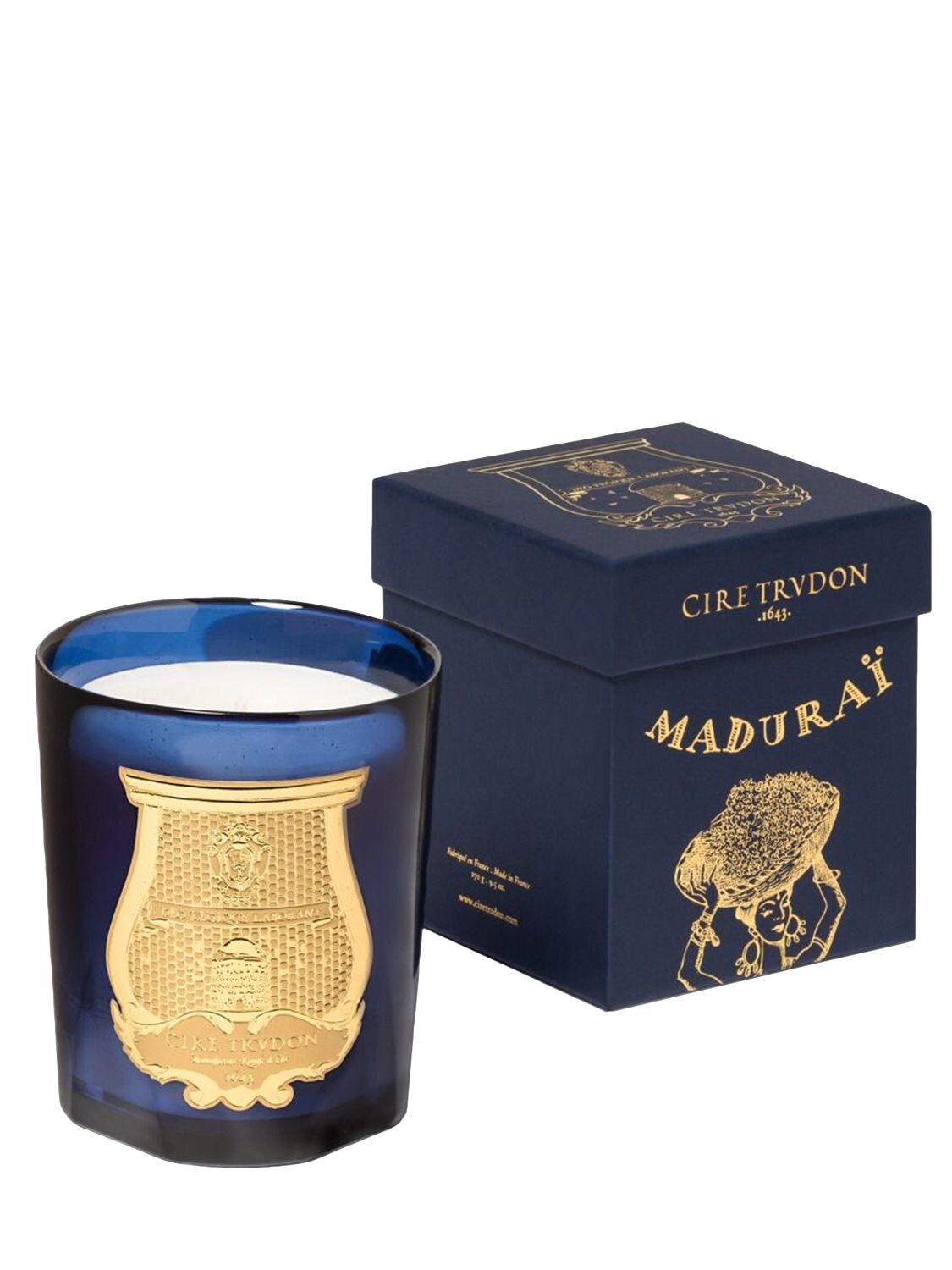 Shop Trudon 270gr Madurai Candle In Blue