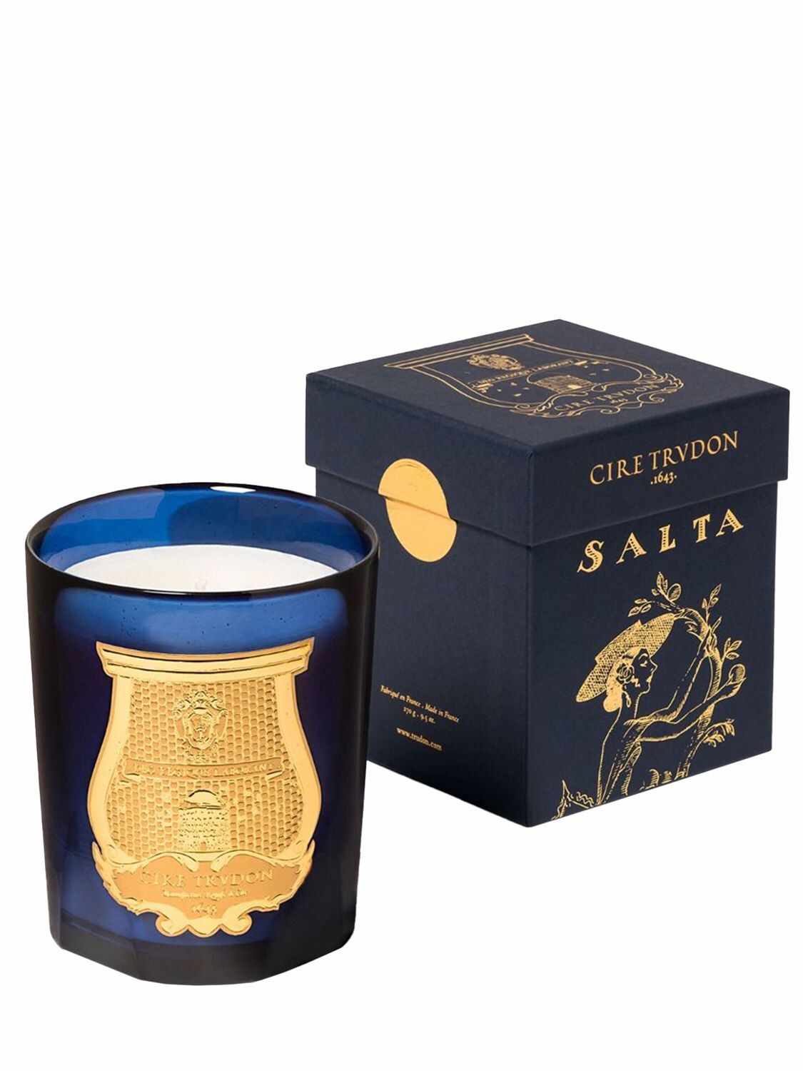 Shop Trudon 270gr Salta Candle In Blue