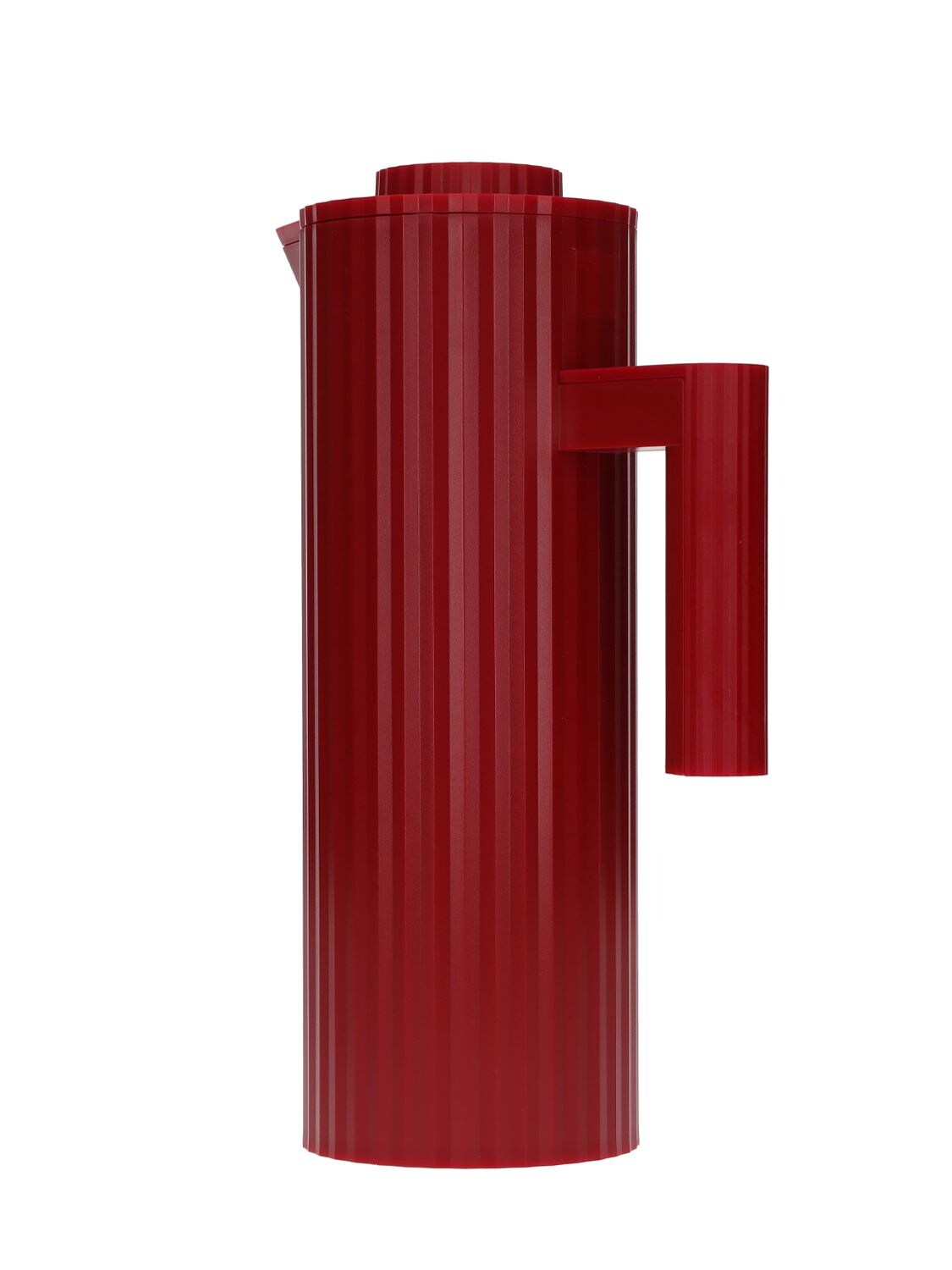 Shop Alessi Plissé Insulated Pitcher In Red