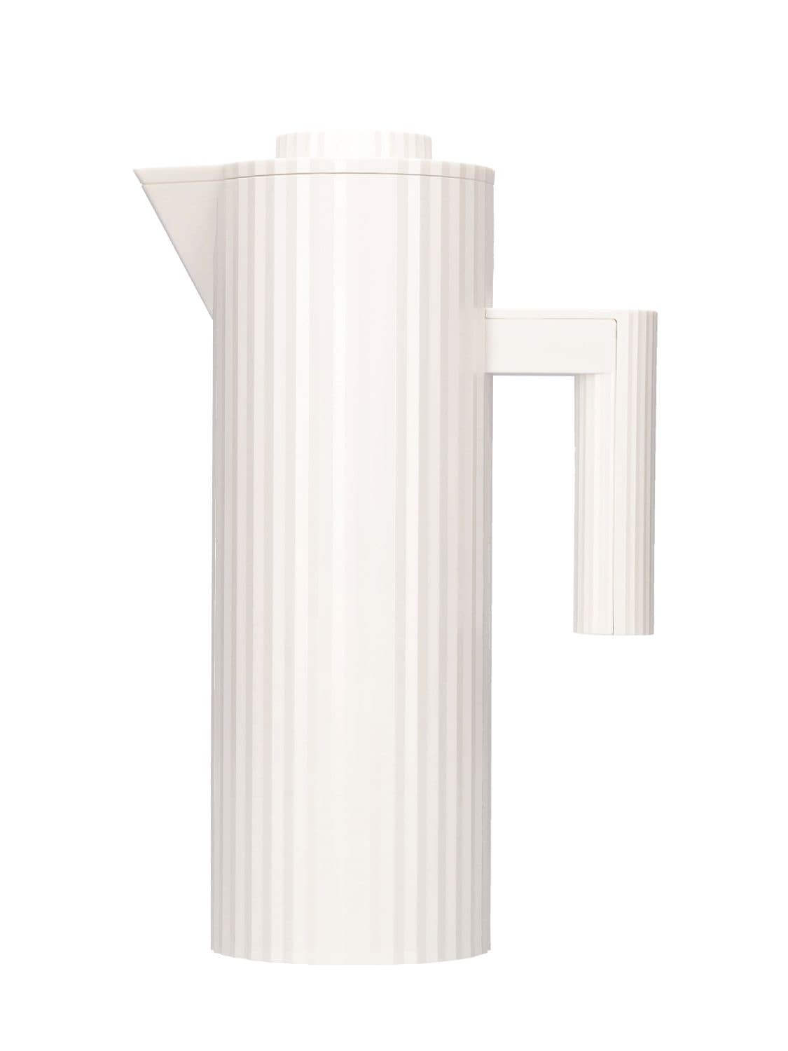 Alessi Plissé Insulated Pitcher In White