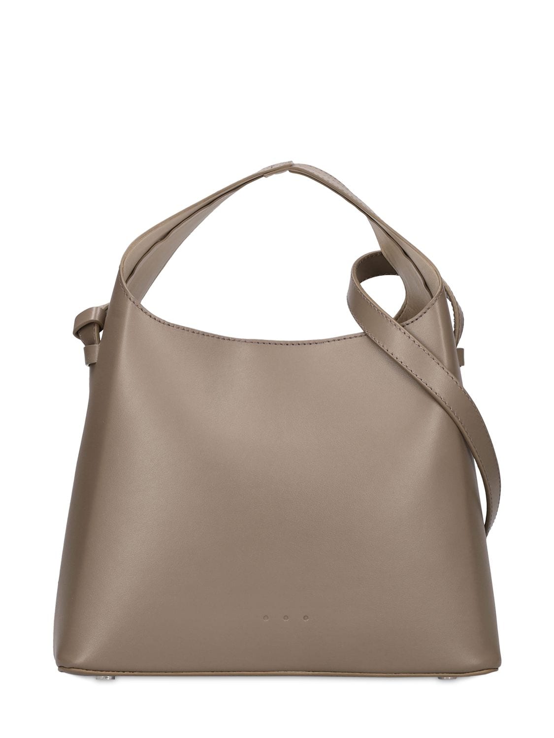 Aesther Ekme Mini Sac Leather Top Handle Bag In Taupe | ModeSens