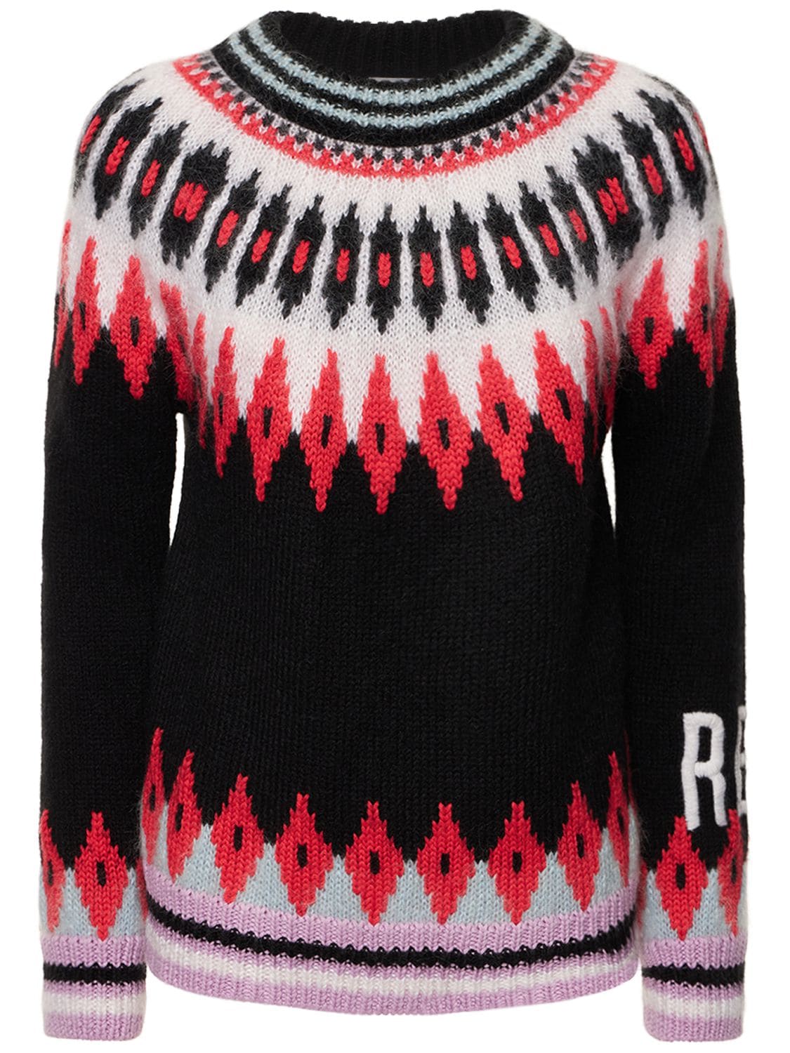 RED VALENTINO Mohair Blend Knit Sweater