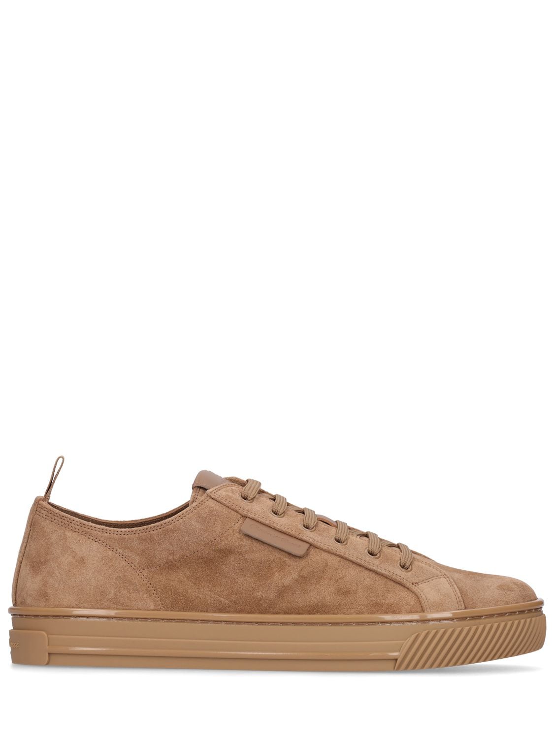 GIANVITO ROSSI SUEDE LOW SNEAKERS