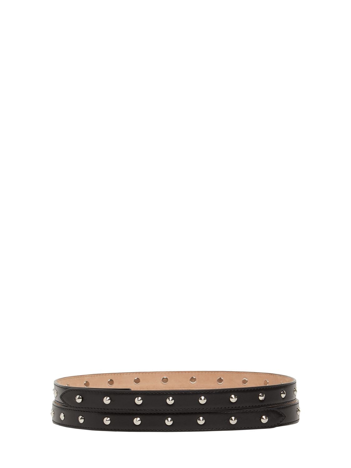 ALEXANDER MCQUEEN STUDDED LEATHER BELT