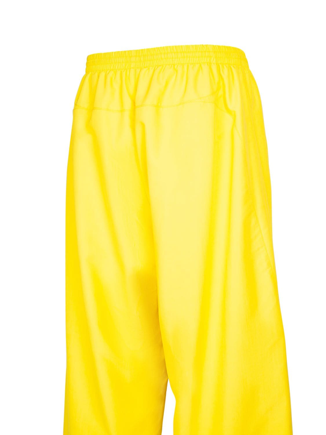 Shop Balenciaga Nylon Pants In Citrus Yellow