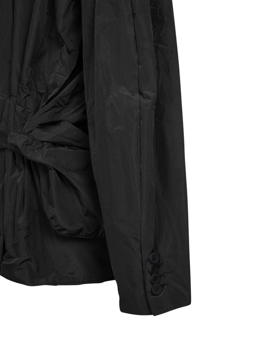 Shop Balenciaga Nylon Jacket In Black