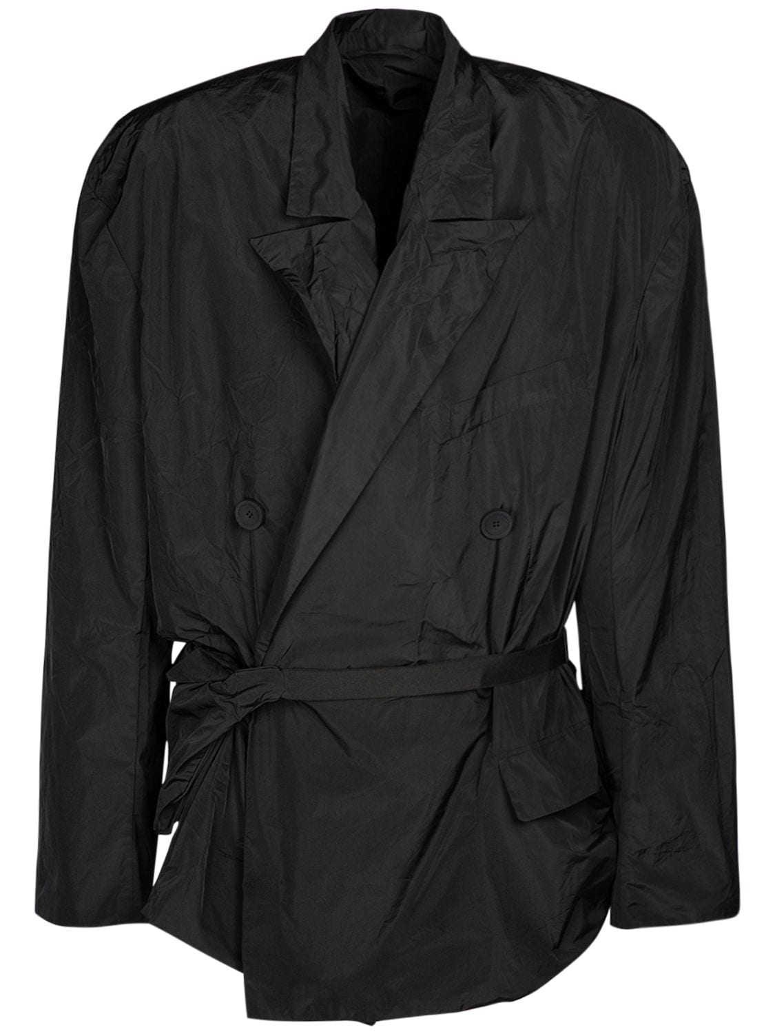 Balenciaga Nylon Jacket In Black